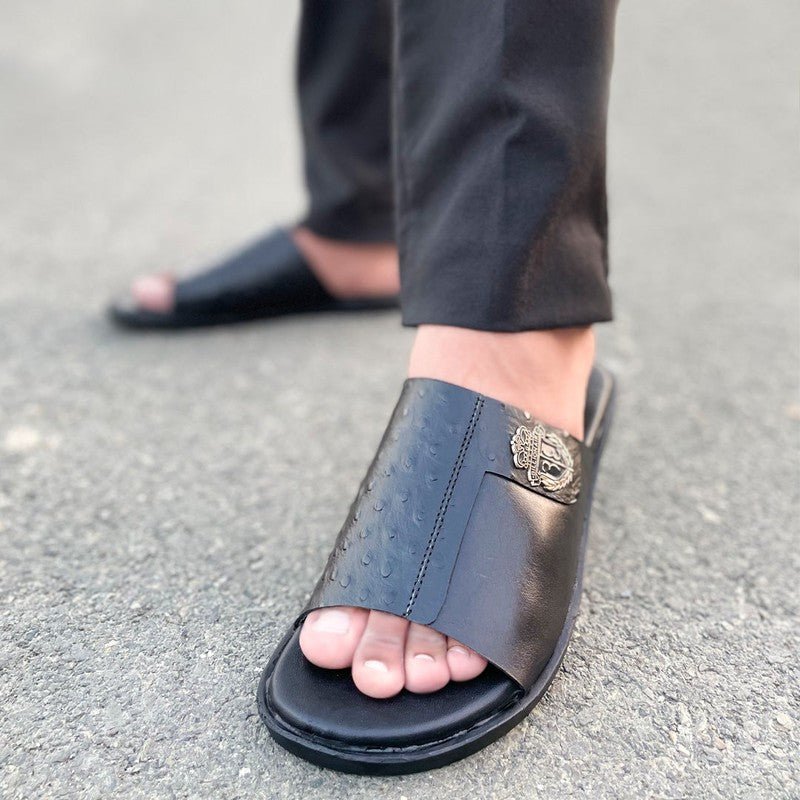 LE Pure Leather Handmade Billionaire Slipper - CH27