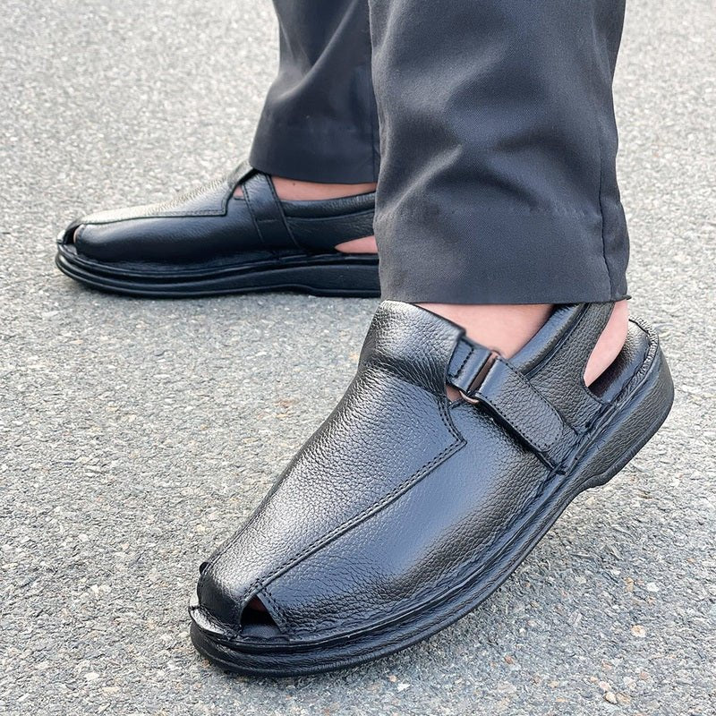 LE Pure Leather Handmade Hushler Chapal WL 346