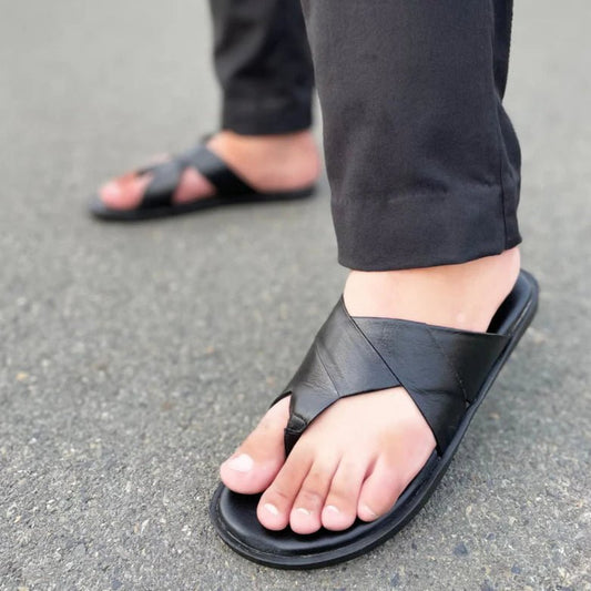 LE Pure Leather Handmade Jordan Slipper -507