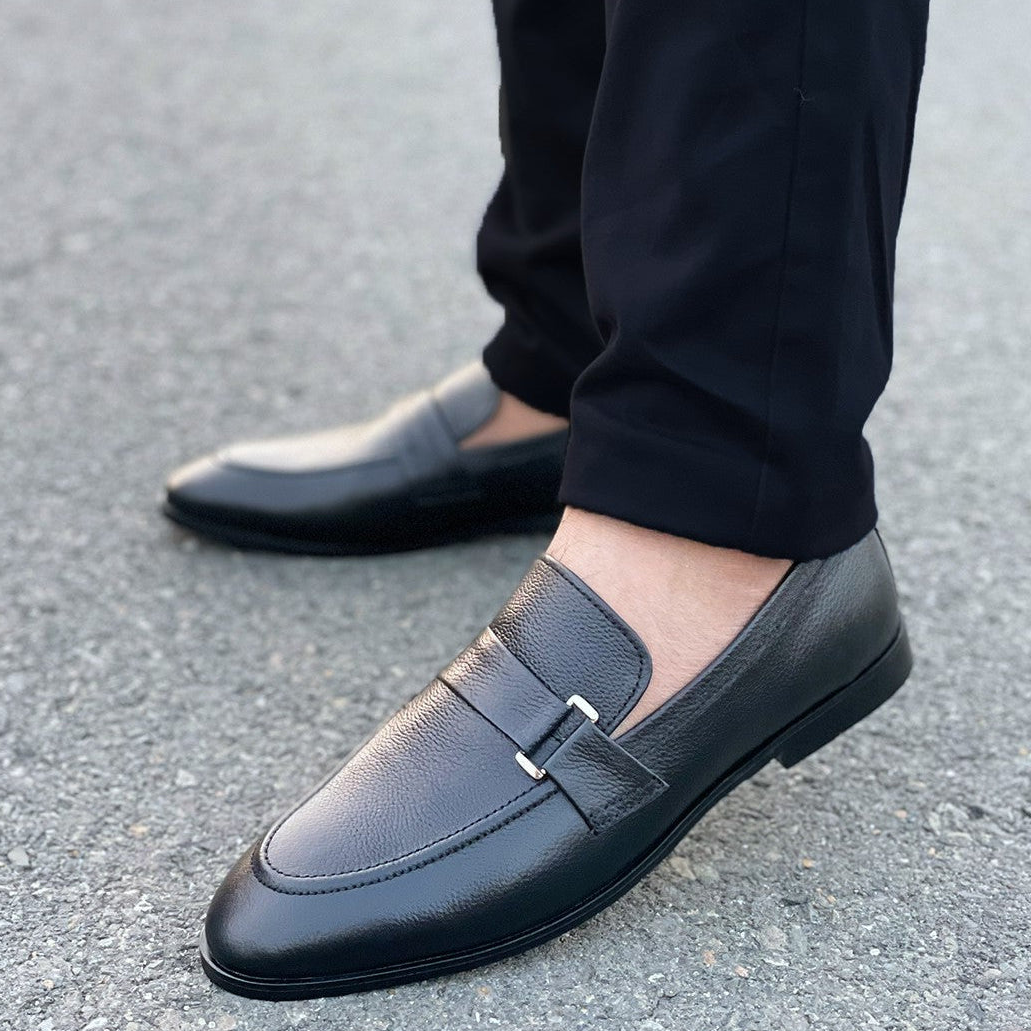 LE Pure Leather Handmade Shoe LYL BK 51600