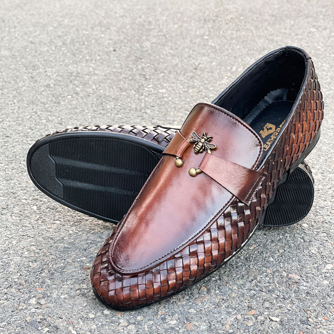 LE Pure Leather Ethos Shoes JH 275