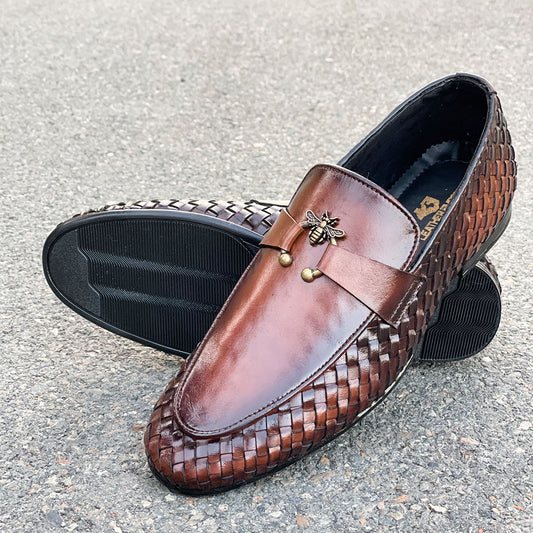 LE Pure Leather Ethos Shoes JH 275