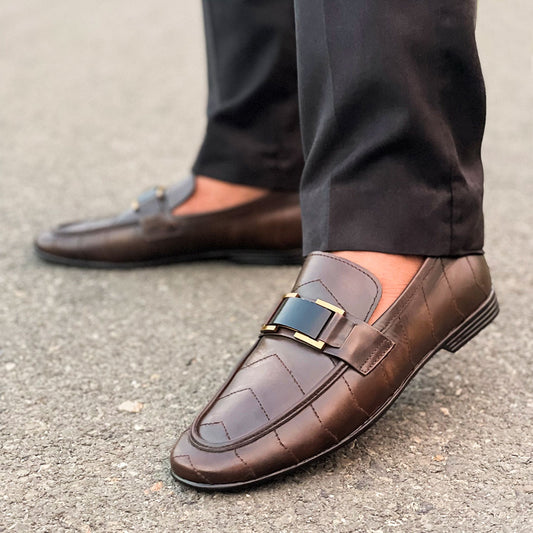 LE Pure Leather Bili Two Toned Shoes 290