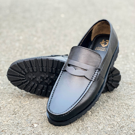 LE Premium Leather Chunky Loafer Shoe SD 294
