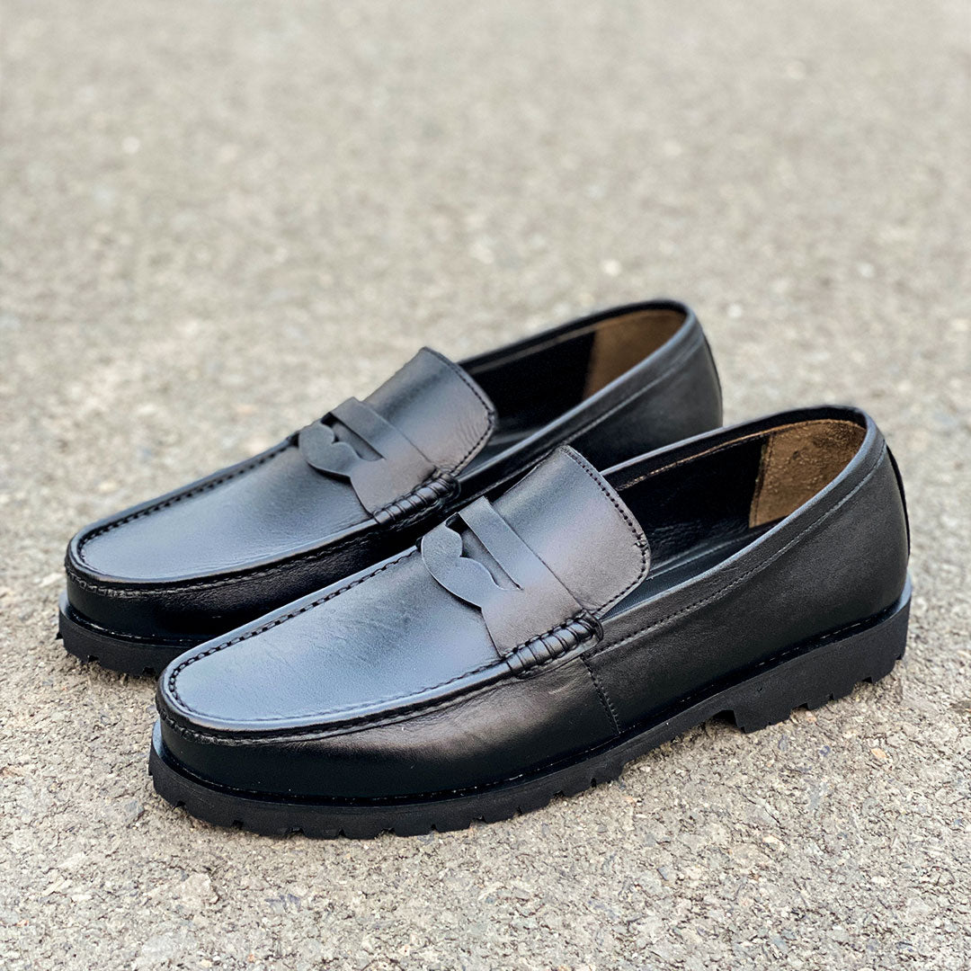 LE Premium Leather Chunky Loafer Shoe SD 294