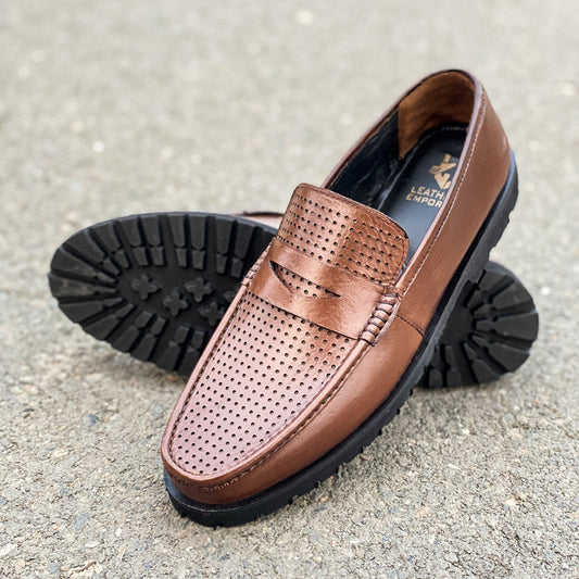 LE Premium Leather Chunky Loafer Shoe SD 293