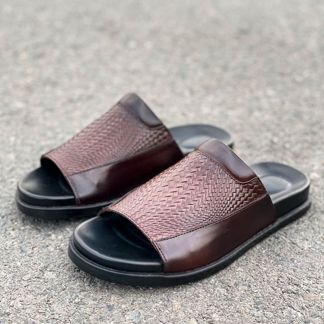 LE Pure Leather Handmade Slipper 534