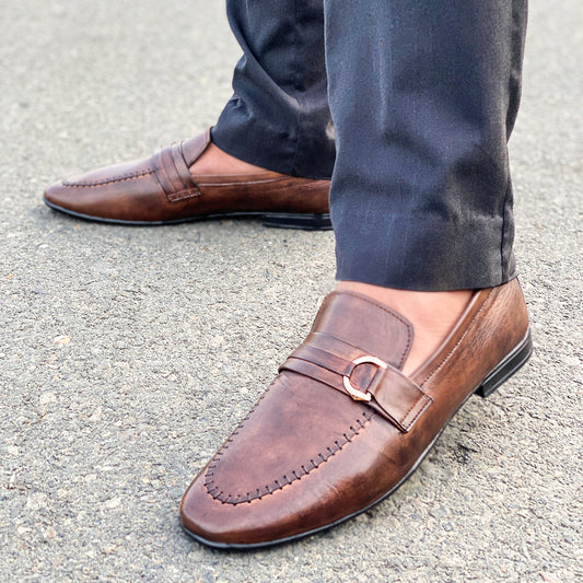 LE Pure Leather Brithose Shoes 287
