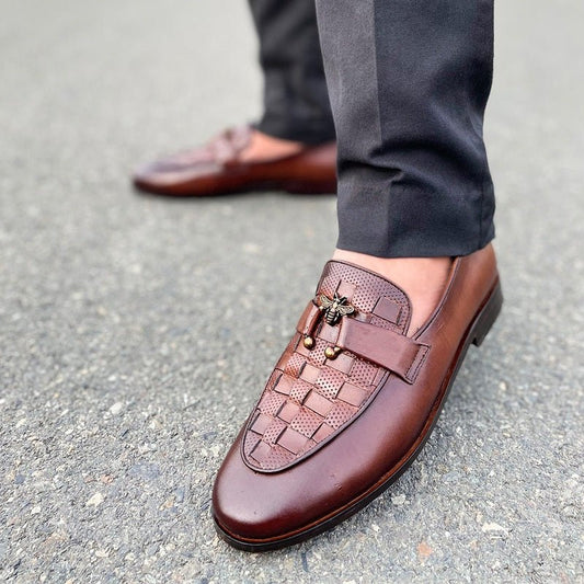 LE Pure Leather Handmade Monoca Formal Shoe - 261