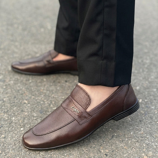 LE Pure Leather Handmade Shoe LYL 21280 BR