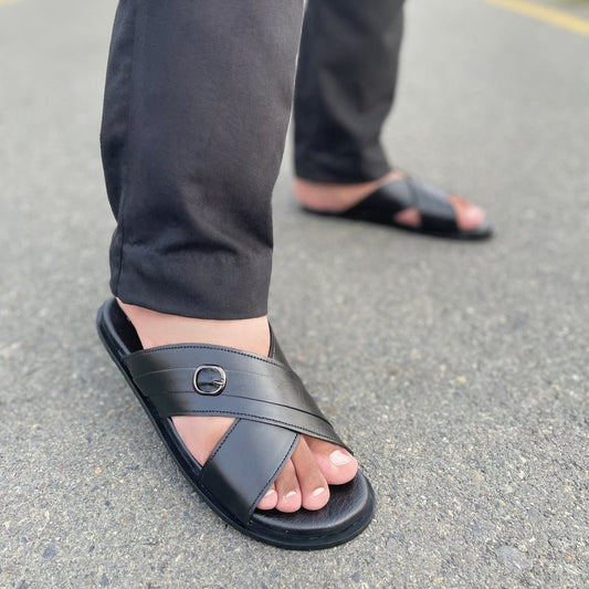 Le Pure Leather Handmade Slipper Cross Fit- 511