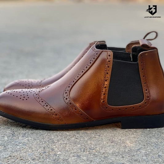 Le Pure Leather Handmade Chelsea-150 Formal Shoes