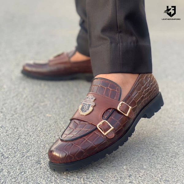 Le Pure Leather Handmade Texture Billionaire-141 Formal Shoes