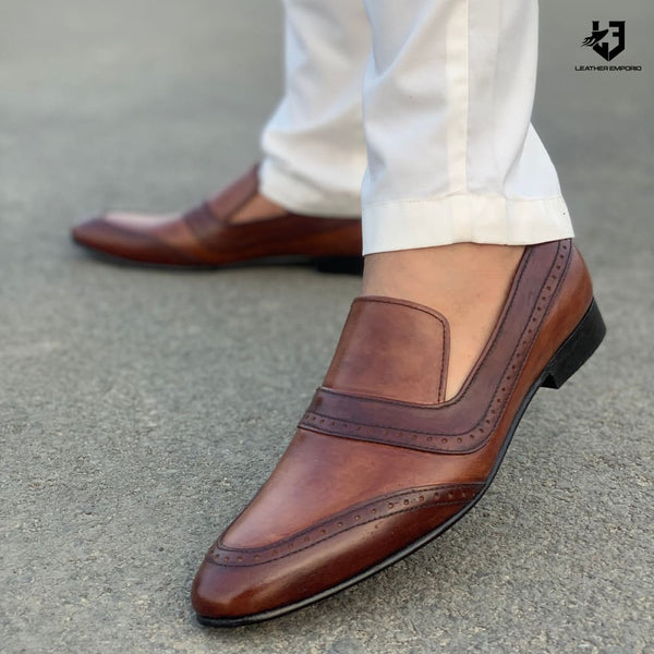 Le Pure Leather Handmade Dalton Br-118 Formal Shoes