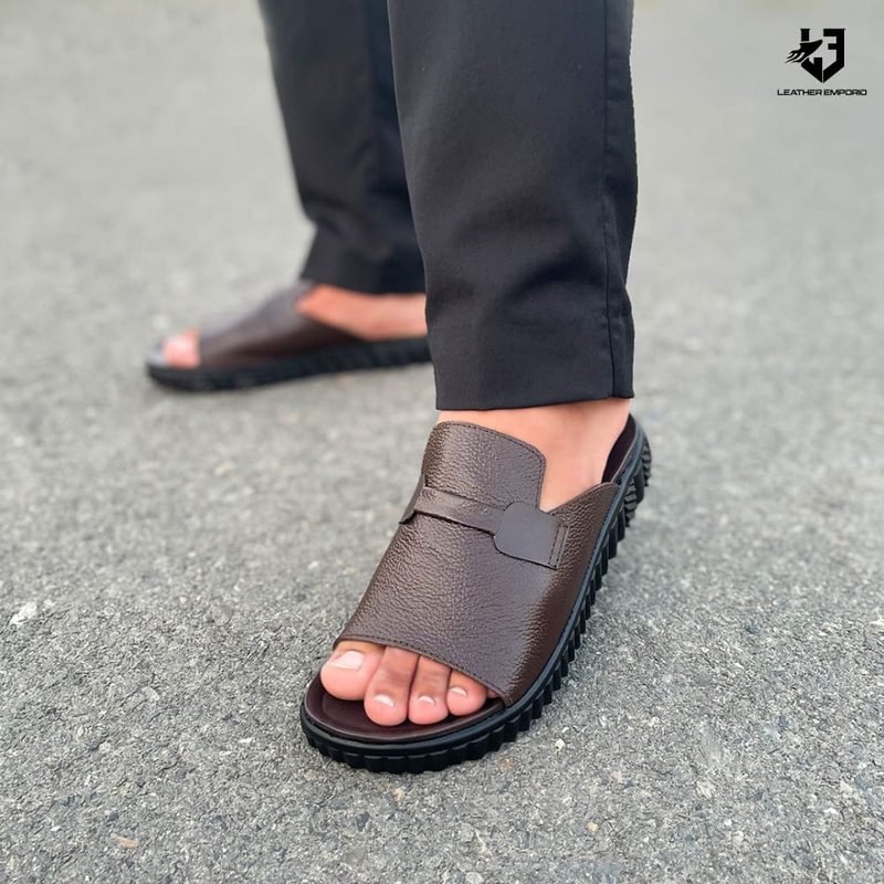 LE Pure Leather Handmade High Sole Slipper WL 525 Slipper