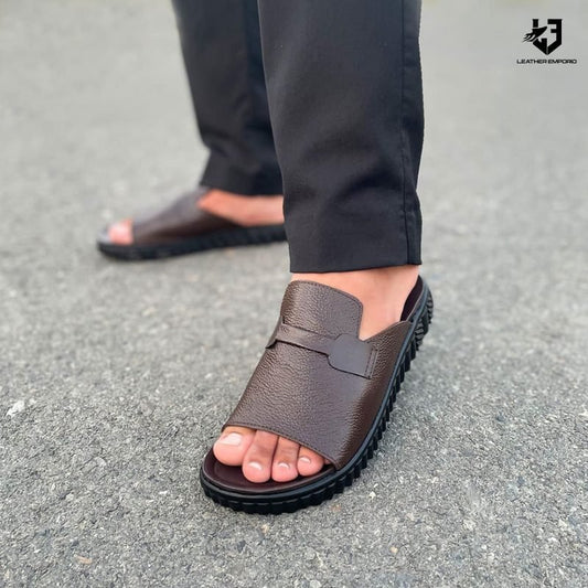 LE Pure Leather Handmade High Sole Slipper WL 525 Slipper