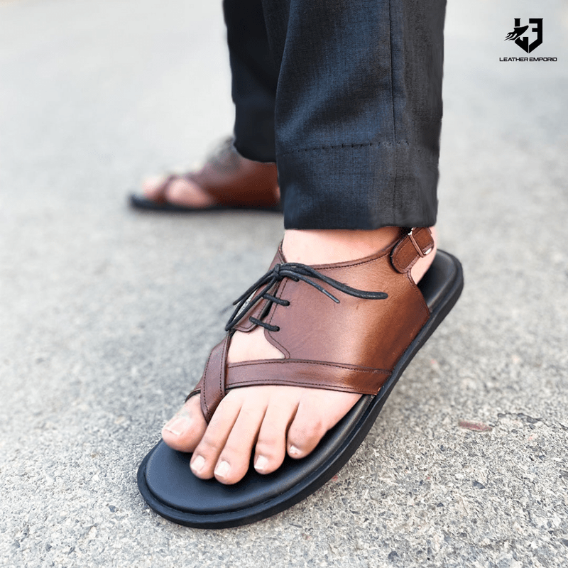 LE Pure Leather Handmade lace- 1460 Sandal