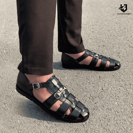 LE Pure Leather Handmade Melvin -337 Sandal