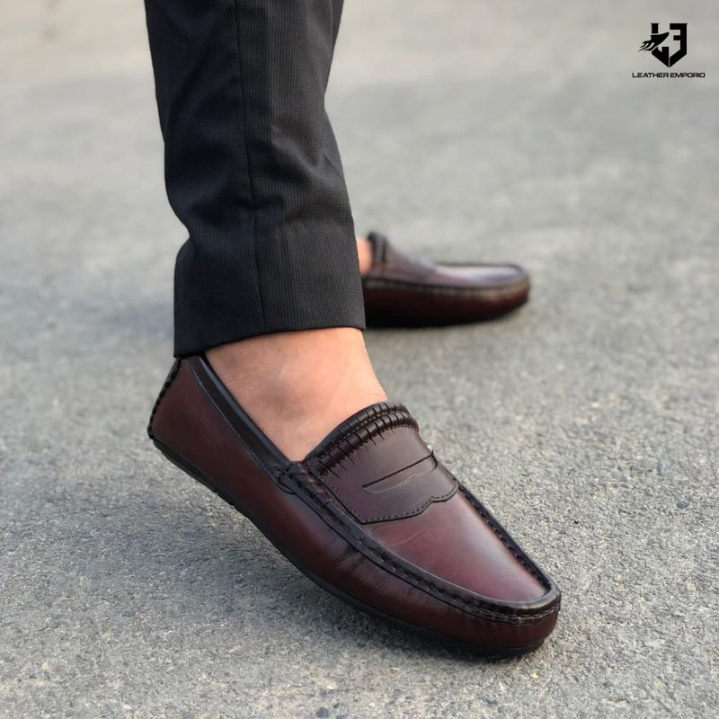Le Pure Leather Handmade Penny Classic-605 Casual Shoes