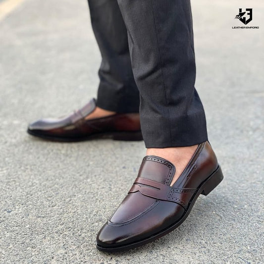 LE Pure Leather Handmade Penny Czar - 193 Formal shoes