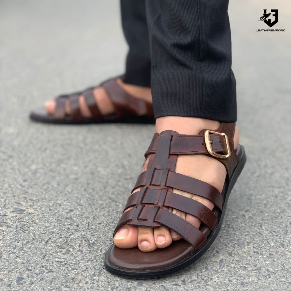 Le Pure Leather Handmade Straps-Sd1021 Sandal