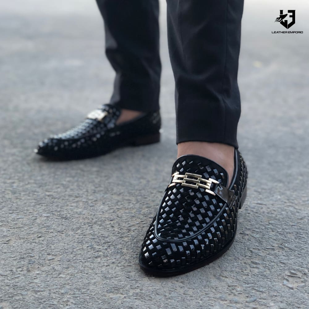Le Pure Leather Handmade Woven-9292 Formal Shoes