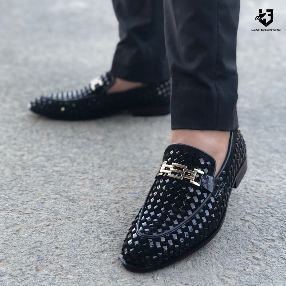 Le Pure Leather Handmade Woven-9292 Formal Shoes