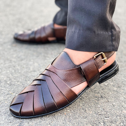 LE Peshawari Leather Handmade Sandal WJ 366