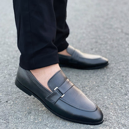 LE Pure Leather Handmade Shoe LYL BK 51600
