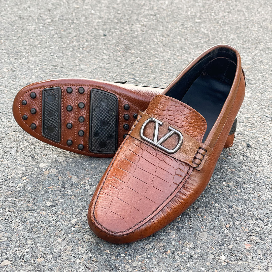 LE Pure Leather Handmade Veez Loafer 633