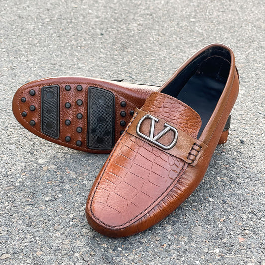 LE Pure Leather Handmade Veez Loafer 633