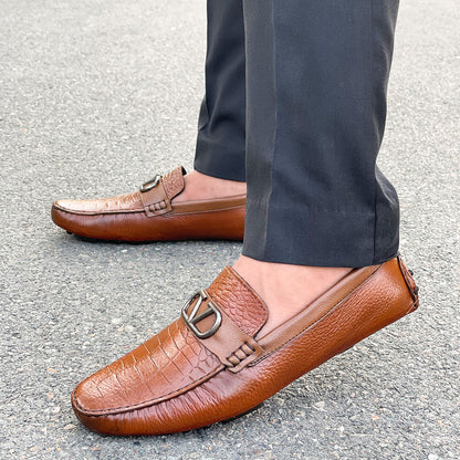 LE Pure Leather Handmade Veez Loafer 633