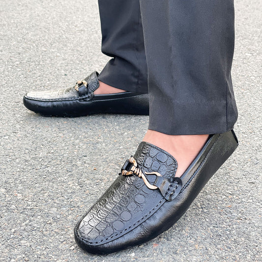 LE Pure Leather Handmade Hooked Loafer 635