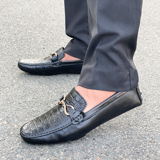 LE Pure Leather Handmade Hooked Loafer 635