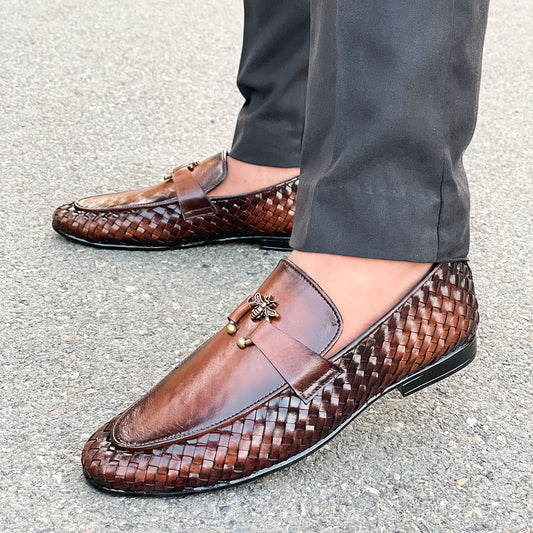 LE Pure Leather Ethos Shoes JH 275