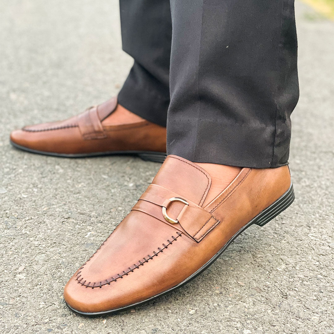 LE Pure Leather Brithose Shoes  287