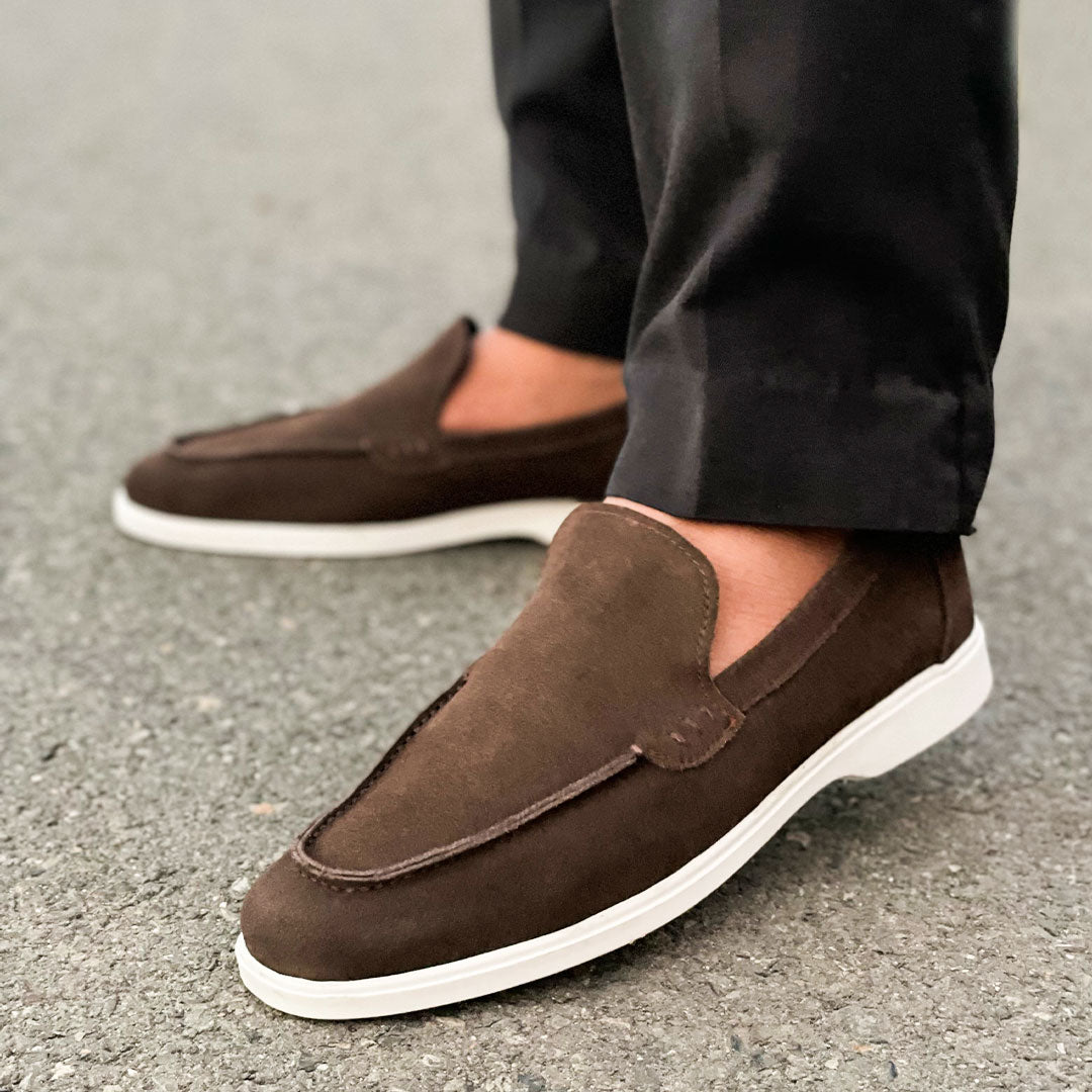 LE Premium Suede Leather Loro Piana Shoe - 266