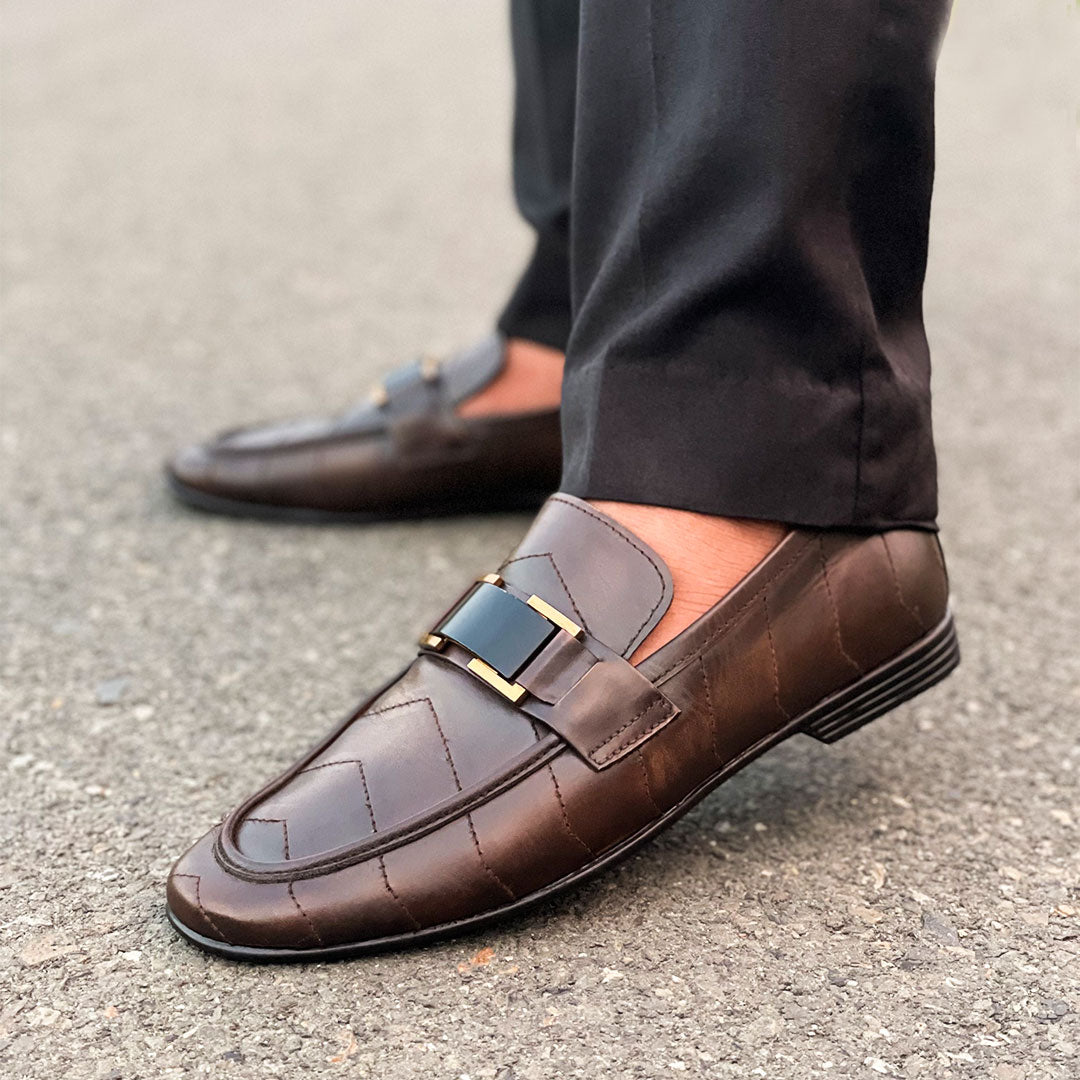 LE Pure Leather Bili Two Toned Shoes 290