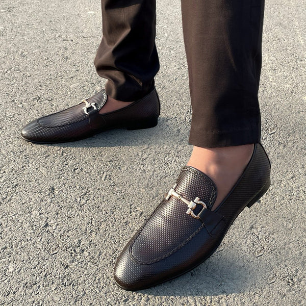 LE Premium Leather Shoe Dotted - 806