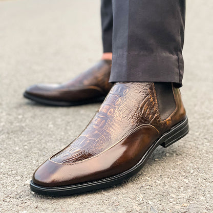 LE Pure Leather Handmade Cyclone Chelsea Boots AZ 280