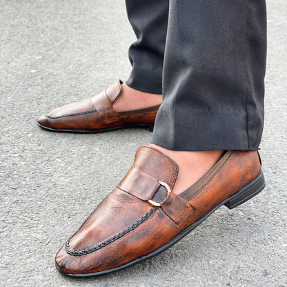 LE Bronze Side Buckle Folding Shoe SR 820