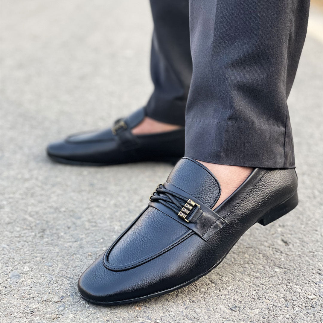 LE Pure Leather Striper Folding Shoe WL 822