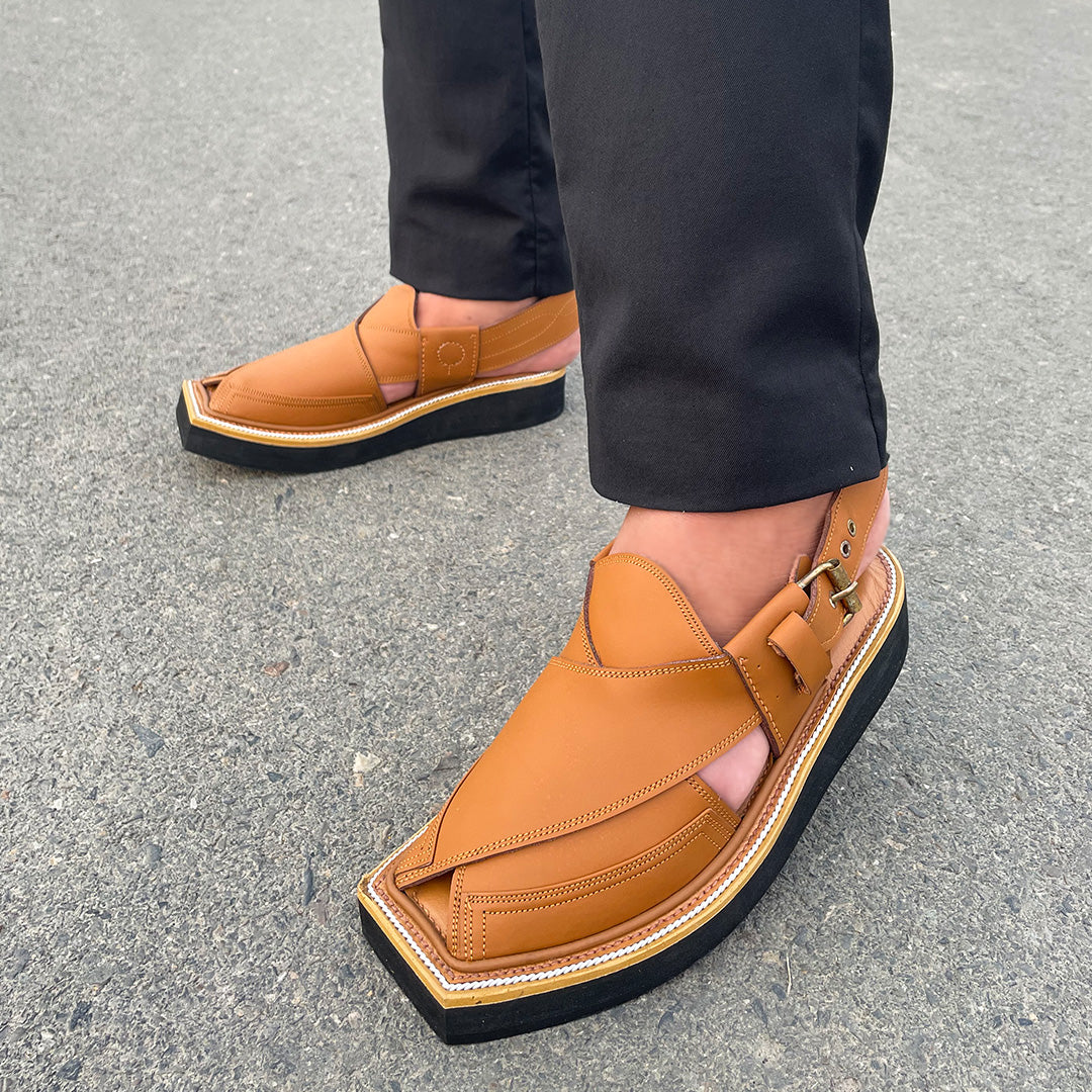 LE Premium Leather Woven Bees Captan Kherri-1