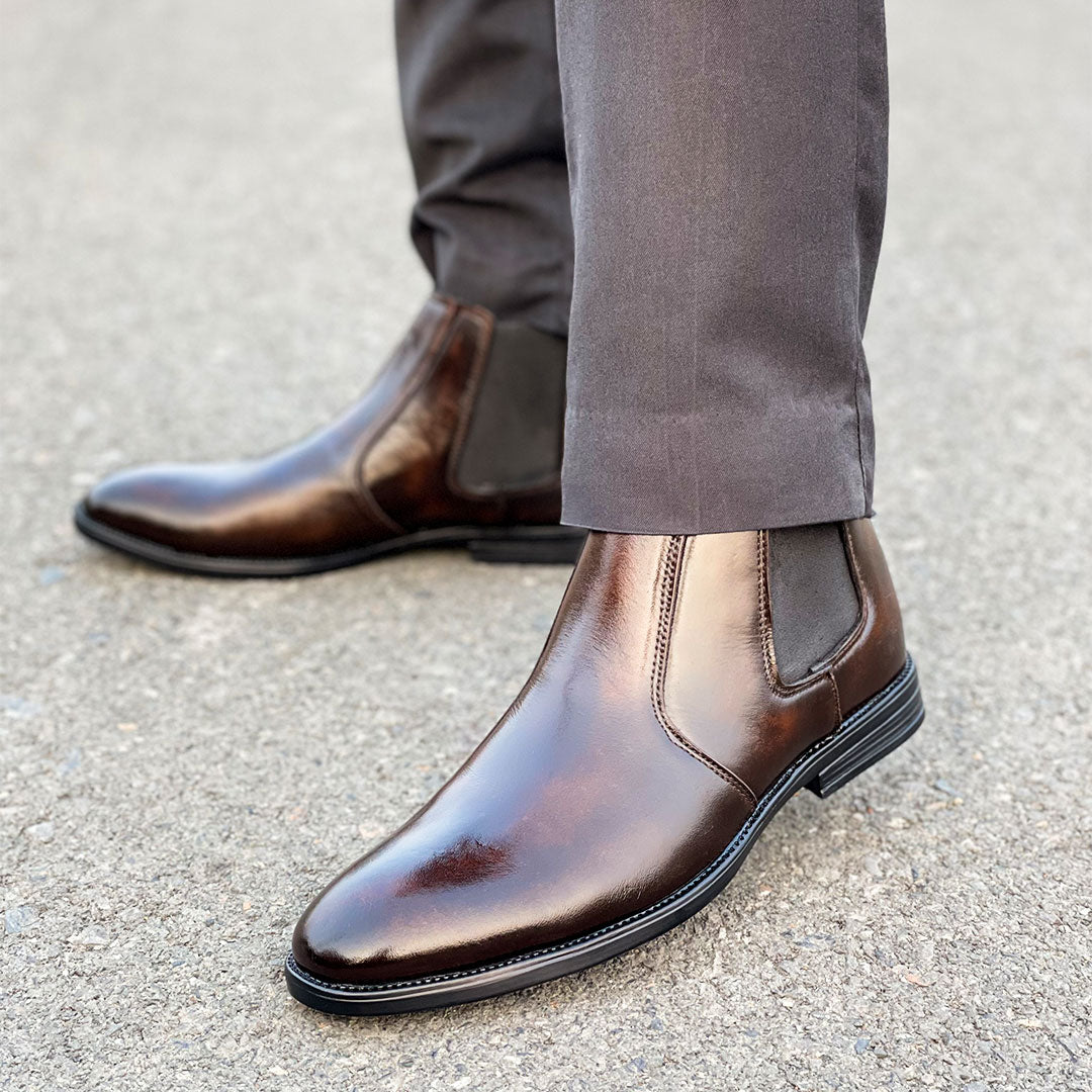 LE Pure Leather Handmade Nyclone Chelsea Boots AZ 281
