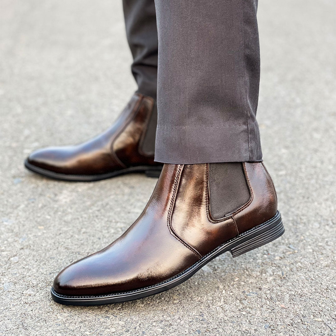 LE Pure Leather Handmade Nyclone Chelsea Boots AZ 281