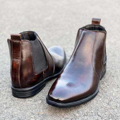 LE Pure Leather Handmade Nyclone Chelsea Boots AZ 281