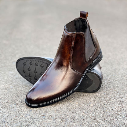 LE Pure Leather Handmade Nyclone Chelsea Boots AZ 281