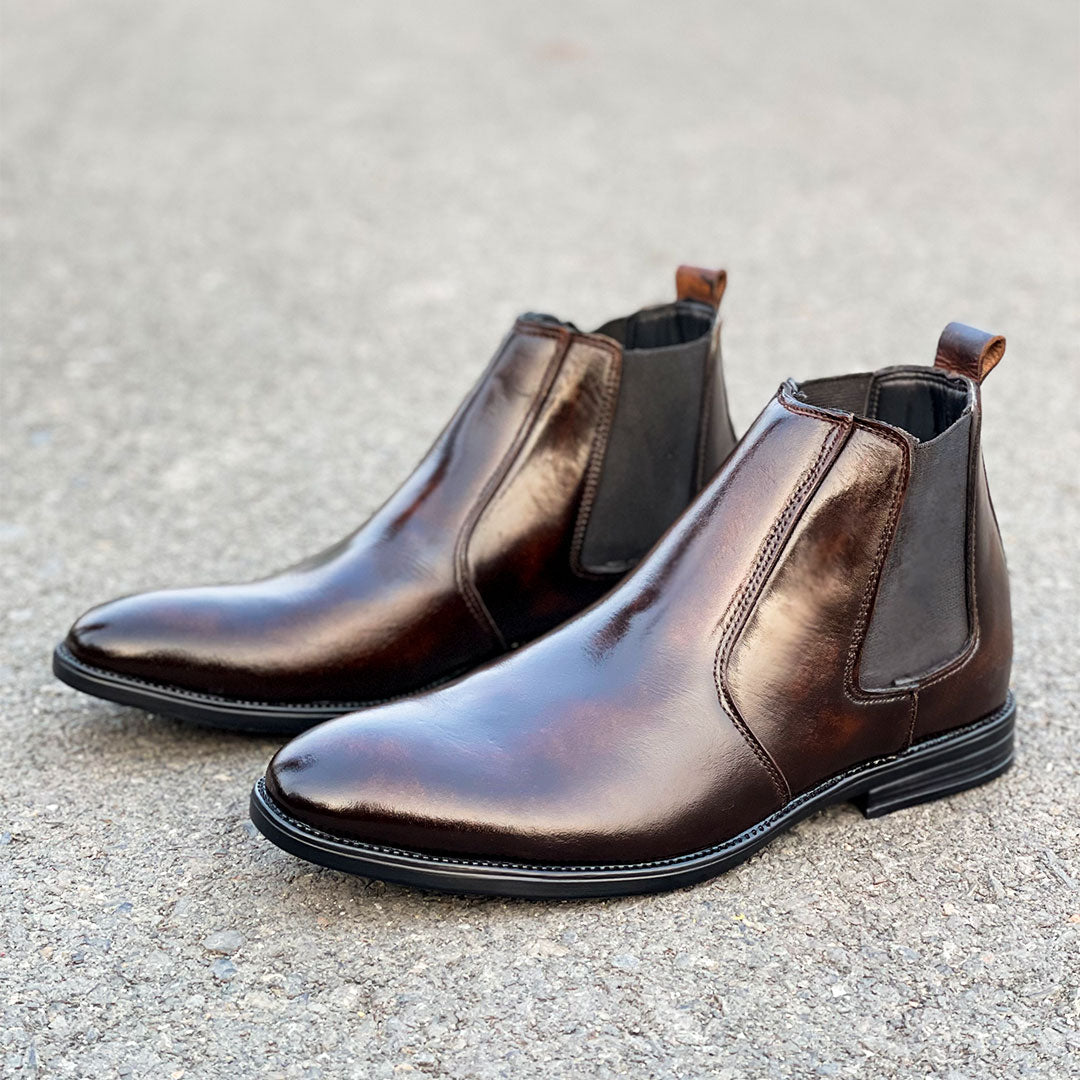 LE Pure Leather Handmade Nyclone Chelsea Boots AZ 281