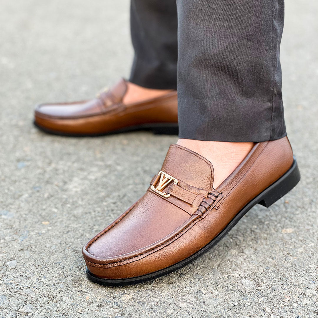 LE Premium Leather Chunky Loafer Shoe PP 254