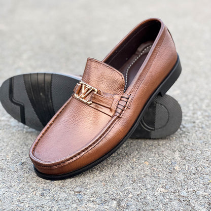 LE Premium Leather Chunky Loafer Shoe PP 254